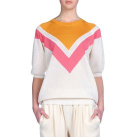 STELLA McCARTNEY, Sweater, Colour Degrade Short Sleeved Sweater 