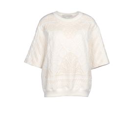 STELLA McCARTNEY, Sweater, Calico Jacquard Sweat Short Sleeved Sweater