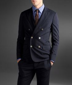ARMANI COLLEZIONI - Double-breasted jacket