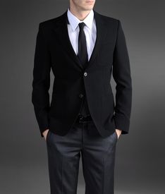 EMPORIO ARMANI - One button jacket