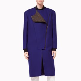 STELLA McCARTNEY, Long, Asymmetric-Zip Coat