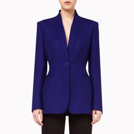 STELLA McCARTNEY, Blazer, Midnight Wool Twill Domiziana Jacket