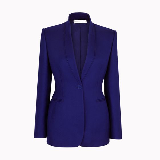 Stella McCartney, Midnight Wool Twill Domiziana Jacket