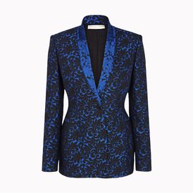 STELLA McCARTNEY, Blazer, Back Leaf Brocade Jacquard Domiziana Jacket