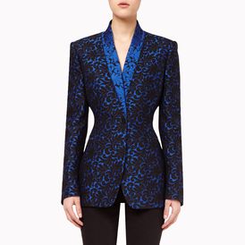 STELLA McCARTNEY, Blazer, Back Leaf Brocade Jacquard Domiziana Jacket