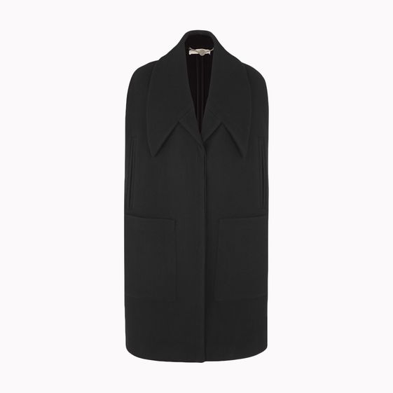 Stella McCartney, Mantella Hudson in lana spazzolata