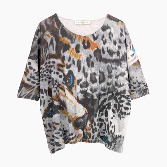 Stella McCartney, Organic Cotton Leopard Print T-Shirt 