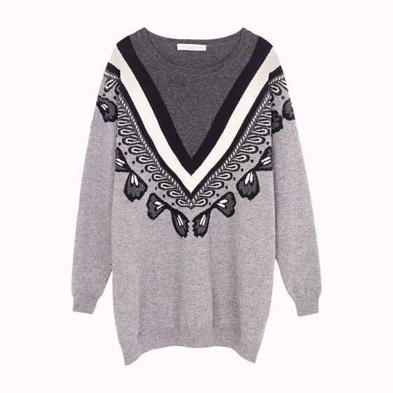 Stella McCartney, Fairisle Cropped Crew Neck Dress