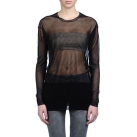 STELLA McCARTNEY, Sweater, Transparent Insert Crew Neck Sweater