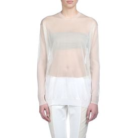 STELLA McCARTNEY, Sweater, Transparent Insert Crew Neck Sweater