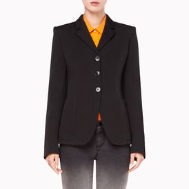 STELLA McCARTNEY, Blazer, Black Spongy Sablé Arnold Jacket