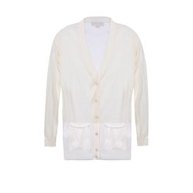STELLA McCARTNEY, Cardigan, Transparent Insert V-Neck Cardigan
