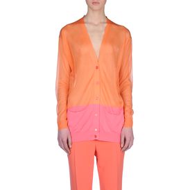STELLA McCARTNEY, Cardigan, Transparent Insert V-Neck Cardigan