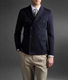 EMPORIO ARMANI - Double-breasted jacket