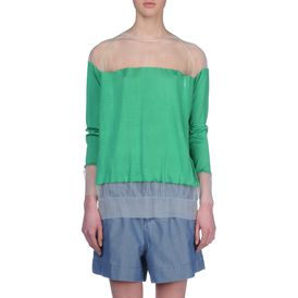 STELLA McCARTNEY, Sweater, Silk Crew Neck Jumper 