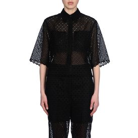 STELLA McCARTNEY, Camicia, Camicia Dore con Ricamo a Intaglio
