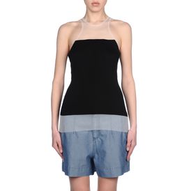 STELLA McCARTNEY, Sleeveless Sweater, Silk Sleeveless Top 