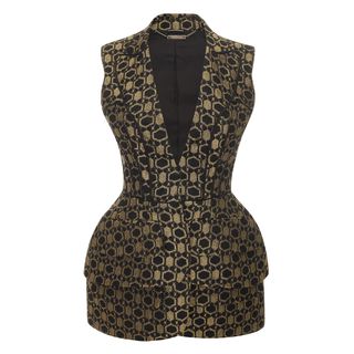 ALEXANDER MCQUEEN, Jacket, Honeycomb Lace Sleeveless Jacket