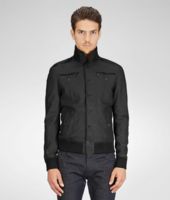 Bottega Veneta® Nero Washed Fine Nappa Blouson Bottega Veneta® Nero Washed Fine Nappa Blouson