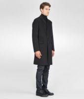 Bottega Veneta® Nero Cashmere Coat Bottega Veneta® Nero Cashmere Coat