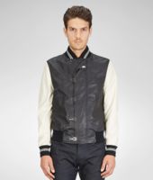 Bottega Veneta® Nero Antique Matt Nappa Blouson Bottega Veneta® Nero Antique Matt Nappa Blouson