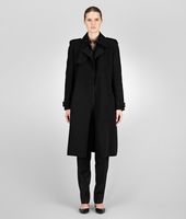 Bottega Veneta® Nero Cashmere Trench Bottega Veneta® Nero Cashmere Trench