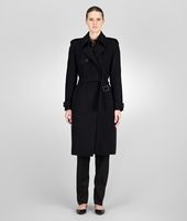 Bottega Veneta® Nero Cashmere Trench Bottega Veneta® Nero Cashmere Trench