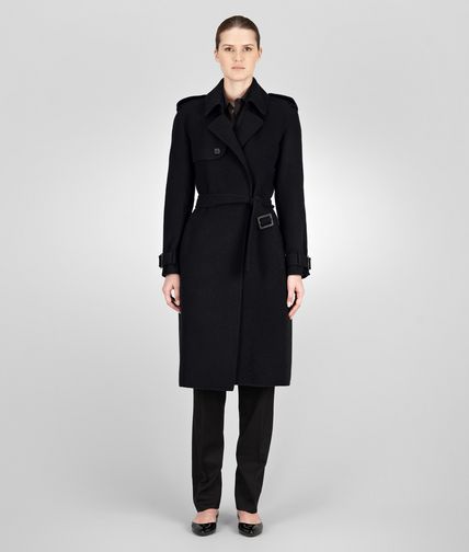 BOTTEGA VENETA - Nero Cashmere Trench