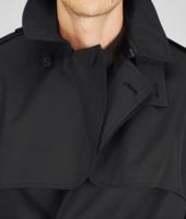 Bottega Veneta® Nero Waterproof Cotton Trench Bottega Veneta® Nero Waterproof Cotton Trench