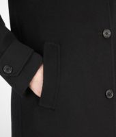 Bottega Veneta® Nero Cashmere Coat Bottega Veneta® Nero Cashmere Coat
