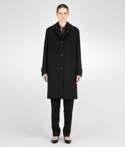 BOTTEGA VENETA - Nero Cashmere Coat