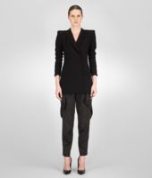 Bottega Veneta® Nero Crepe Japponaise Jacket Bottega Veneta® Nero Crepe Japponaise Jacket