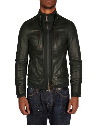 DSQUARED2 - Leather outerwear
