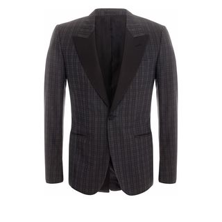 ALEXANDER MCQUEEN, Jacket, Dogtooth Jacquard Tuxedo Jacket