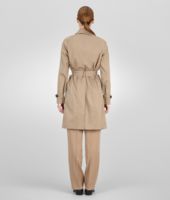 Bottega Veneta® Walnut Waterproof Cotton Coat Bottega Veneta® Walnut Waterproof Cotton Coat