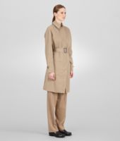 Bottega Veneta® Walnut Waterproof Cotton Coat Bottega Veneta® Walnut Waterproof Cotton Coat