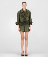 Bottega Veneta® DARK SERGEANT REFINE RAMIE' COTTON JACKET Bottega Veneta® DARK SERGEANT REFINE RAMIE' COTTON JACKET