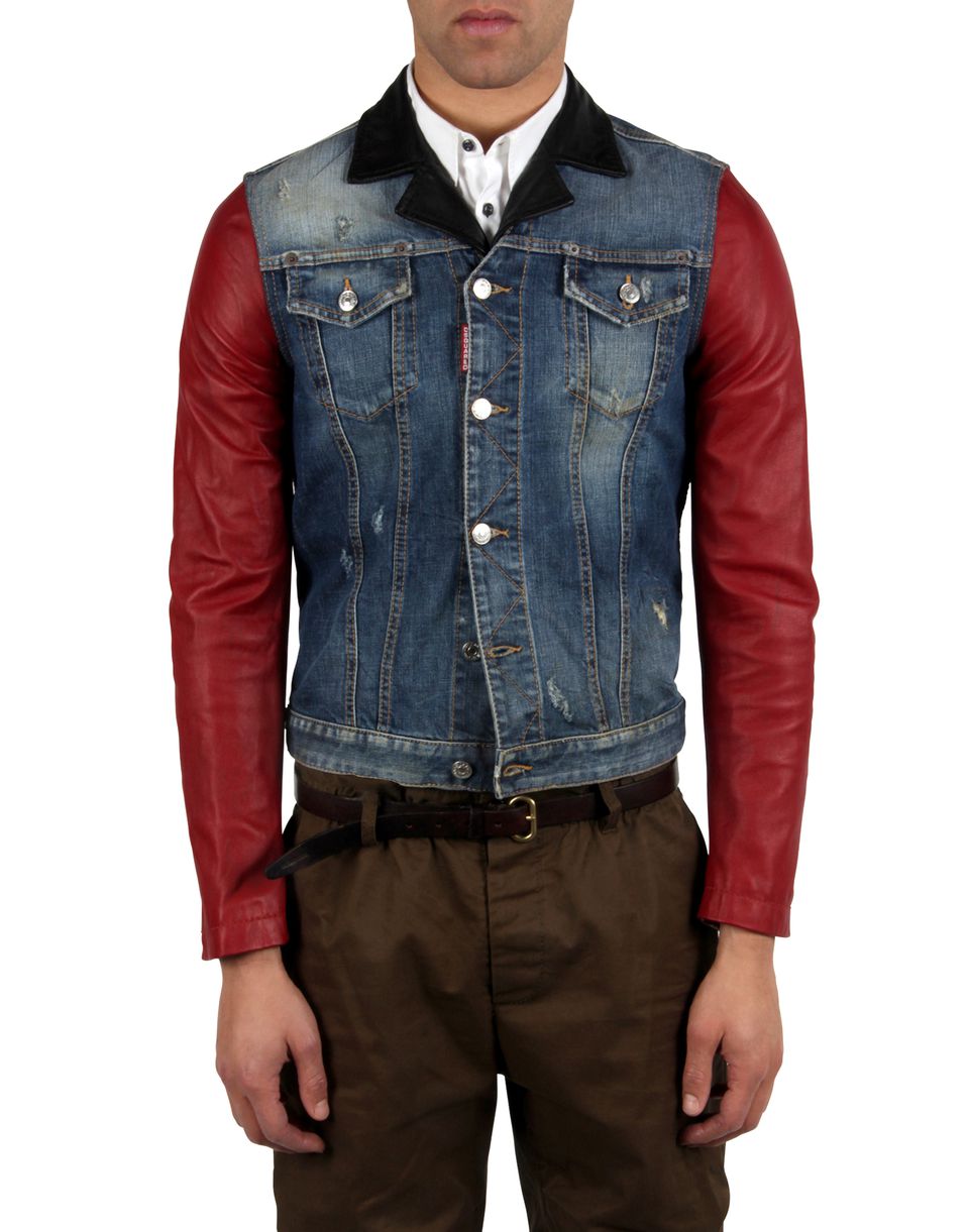 Dsquared2 50s Jean Jacket Denim Outerwear Men Dsquared2 Online Store