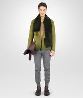 Bottega Veneta® DIP-DYE CABAN AUS DOPPELTEM WOLL- UND KASCHMIRTWILL SERGEANT UND NEW ARMY Bottega Veneta® DIP-DYE CABAN AUS DOPPELTEM WOLL- UND KASCHMIRTWILL SERGEANT UND NEW ARMY