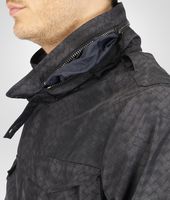 Bottega Veneta® PARKA NEW DARK GREY IN INTRECCIOLUSION Bottega Veneta® PARKA NEW DARK GREY IN INTRECCIOLUSION