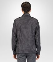 Bottega Veneta® PARKA NEW DARK GREY IN INTRECCIOLUSION Bottega Veneta® PARKA NEW DARK GREY IN INTRECCIOLUSION