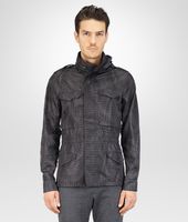 Bottega Veneta® PARKA NEW DARK GREY IN INTRECCIOLUSION Bottega Veneta® PARKA NEW DARK GREY IN INTRECCIOLUSION