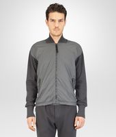 Bottega Veneta® New Dark Grey Wool Jersey Soft Nylon Sweatshirt Bottega Veneta® New Dark Grey Wool Jersey Soft Nylon Sweatshirt