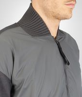 Bottega Veneta® New Dark Grey Wool Jersey Soft Nylon Sweatshirt Bottega Veneta® New Dark Grey Wool Jersey Soft Nylon Sweatshirt