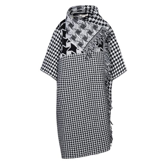 Stella McCartney, Dogtooth Blanket Cape
