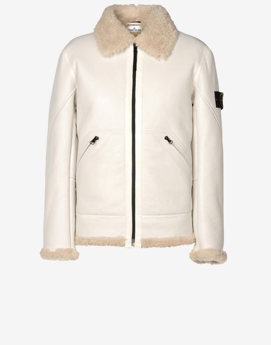 stone island fur collar jacket