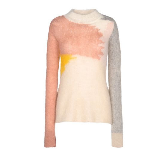 Stella McCartney, Maglione con Scollo Aperto e Zip