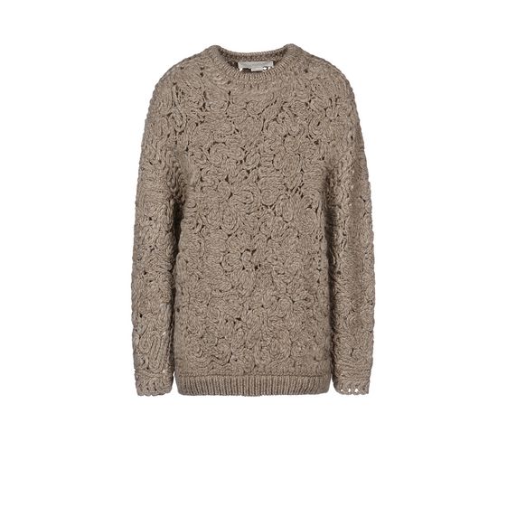 Stella McCartney, Bestickter Pullover mit Crochet-Muster