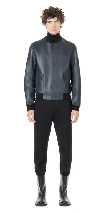 balenciaga leather jacket