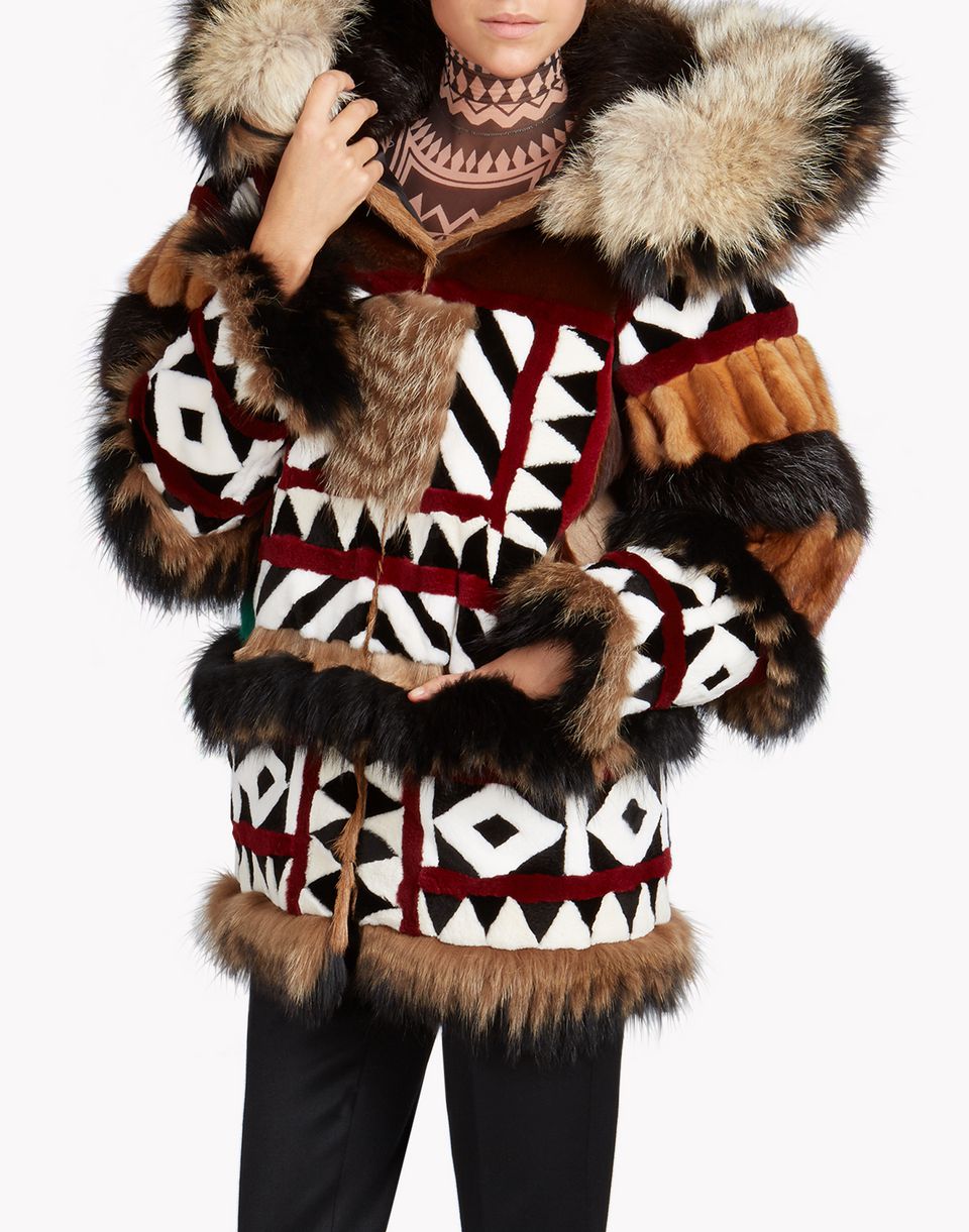 Dsquared2 Eskimo Fur Kaban Coats for Women Official Store